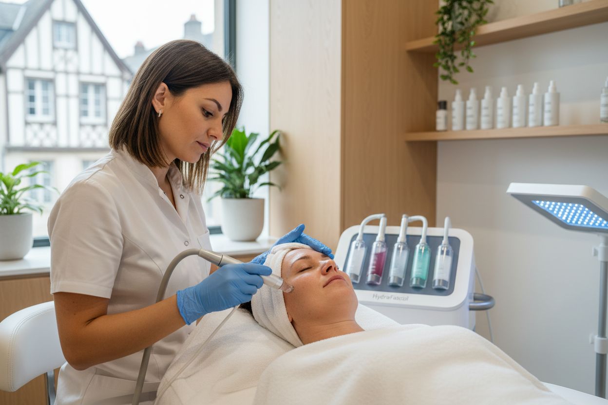 soin hydrafacial dans le centre de Rennes